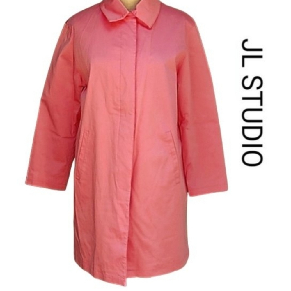 JL Studio Spring Top Coat style 1X NWOT